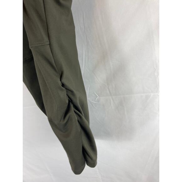 Athleta Bra Cup Empire V-Neck Cami Support Top Dark Green Size 36B - Picture 4 of 7